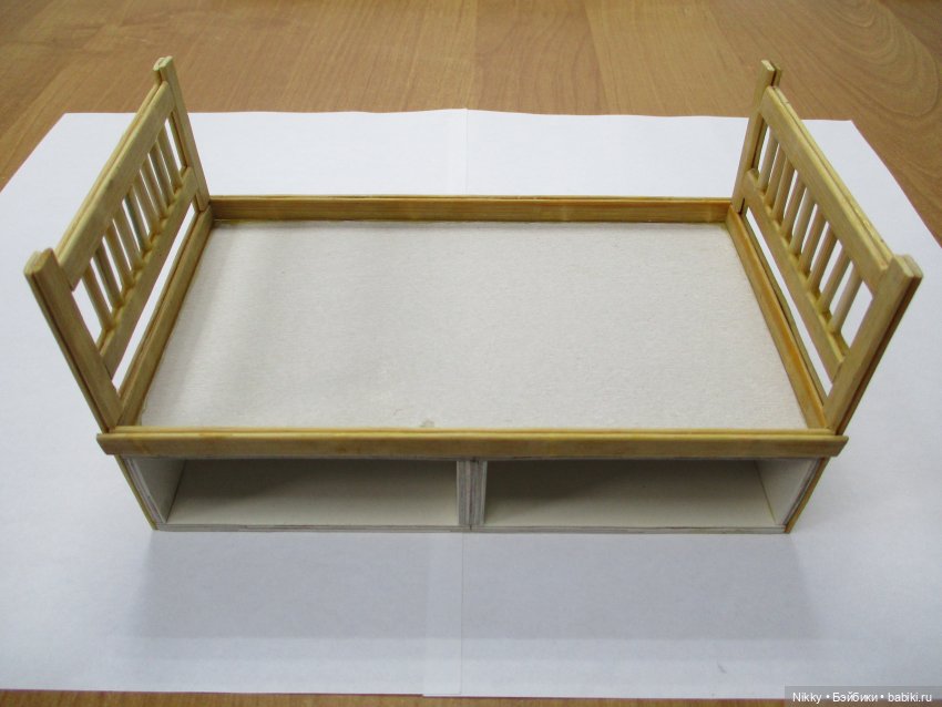 МК кроватки для кукол 16 см