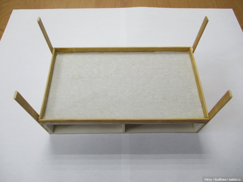 МК кроватки для кукол 16 см (фото 6)