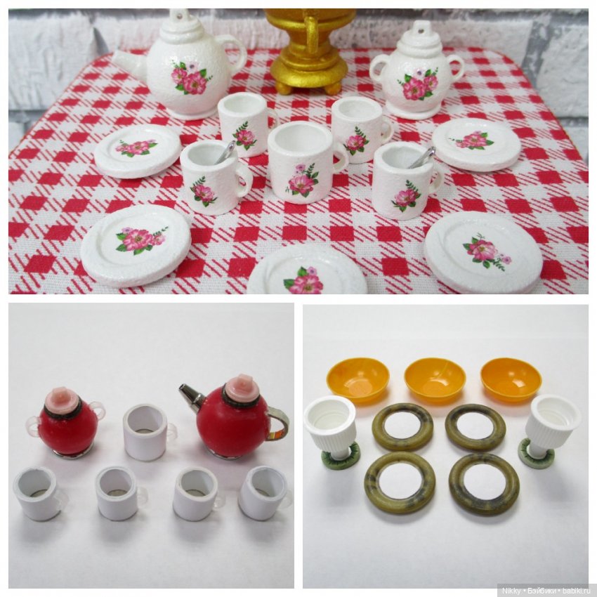 Я его слепила из того, что было. Или кукольная миниатюра из мусора (фото 2)