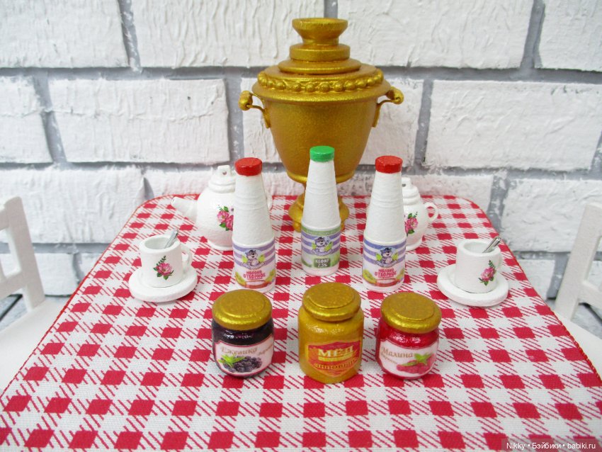 Я его слепила из того, что было. Или кукольная миниатюра из мусора (фото 7)