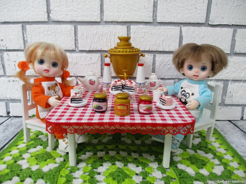 Я его слепила из того, что было. Или кукольная миниатюра из мусора (фото 8)