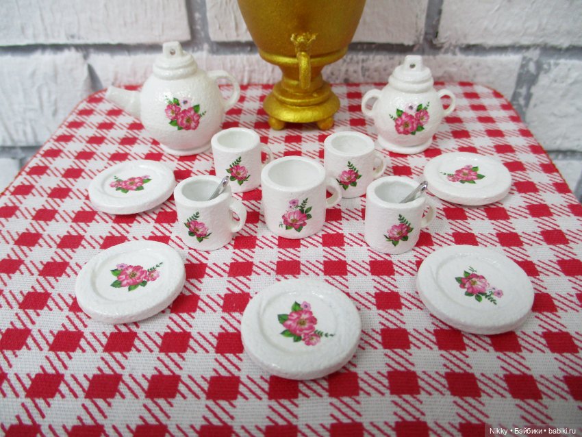 Я его слепила из того, что было. Или кукольная миниатюра из мусора (фото 6)