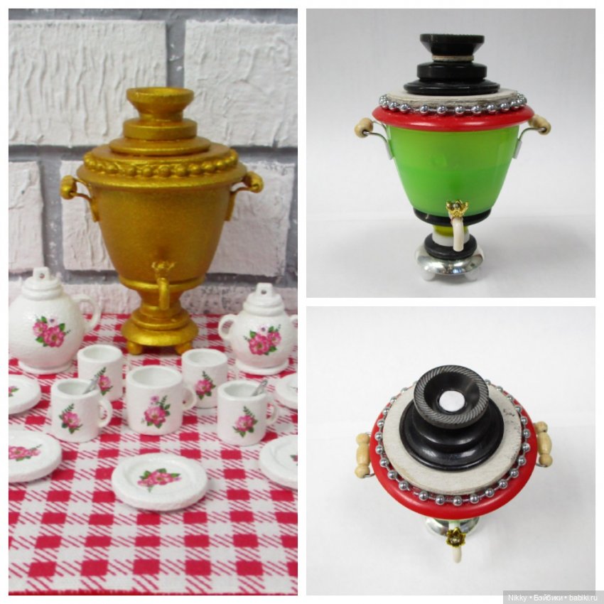 Я его слепила из того, что было. Или кукольная миниатюра из мусора