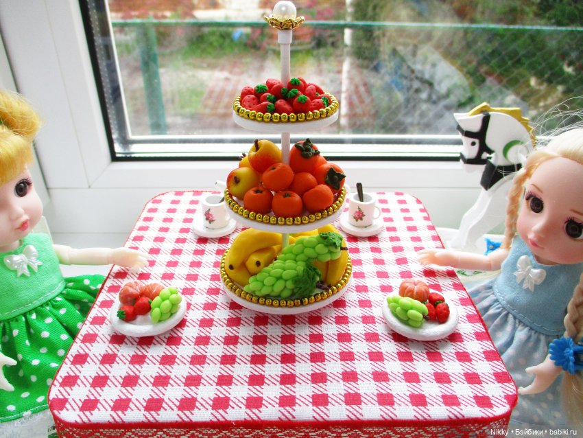 Фрукты для кукол из самодельного холодного фарфора (фото 7)
