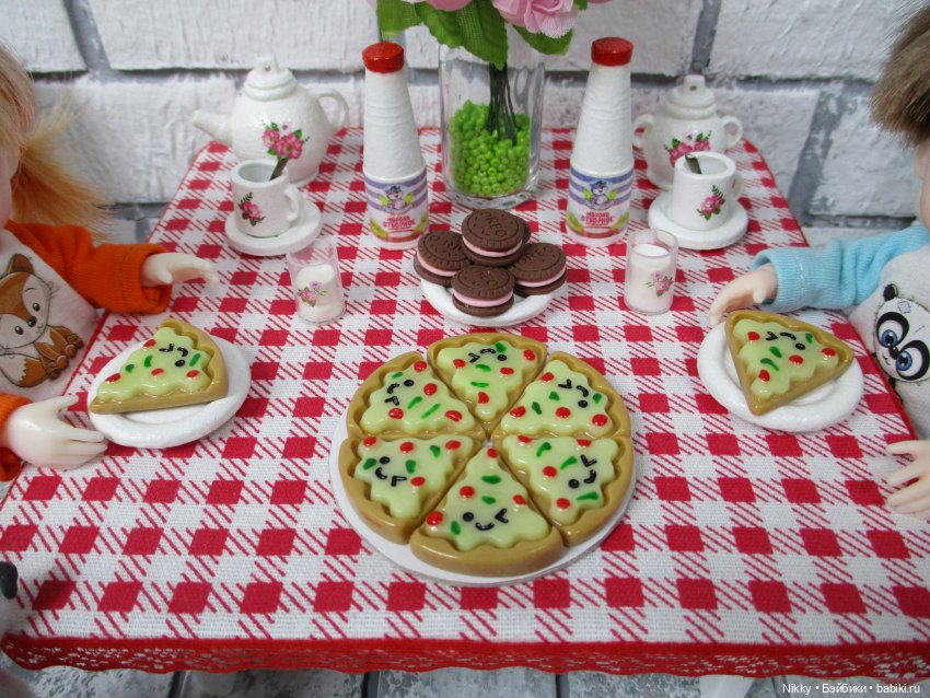 Фрукты для кукол из самодельного холодного фарфора