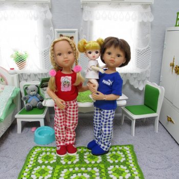 Тихий семейный вечер и доброе утро или мои ожившие куклы