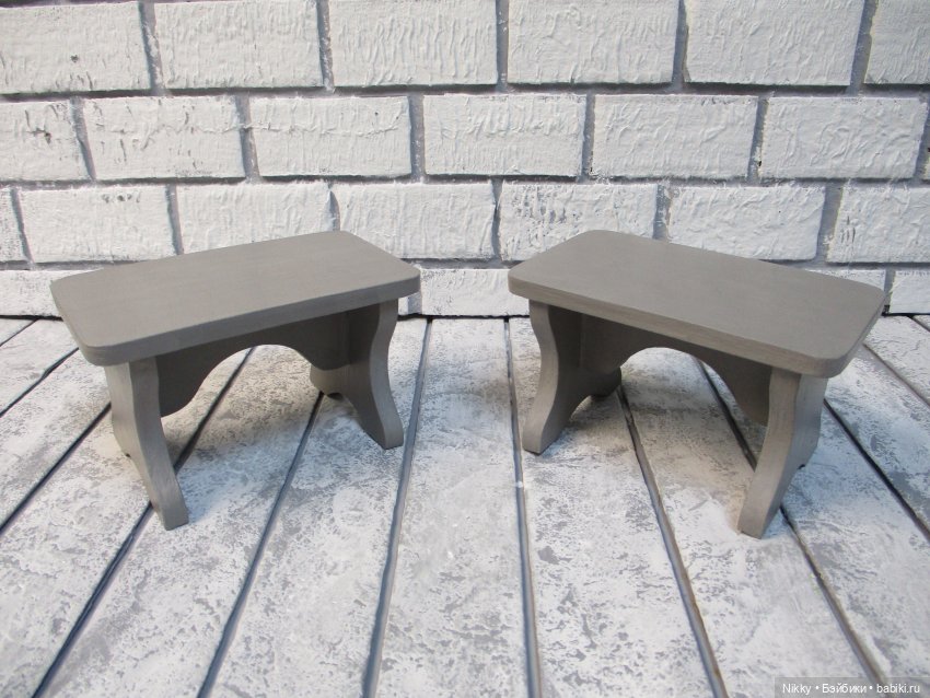 Садовая тачка и скамеечки для кукол Паола Рейна 34 см