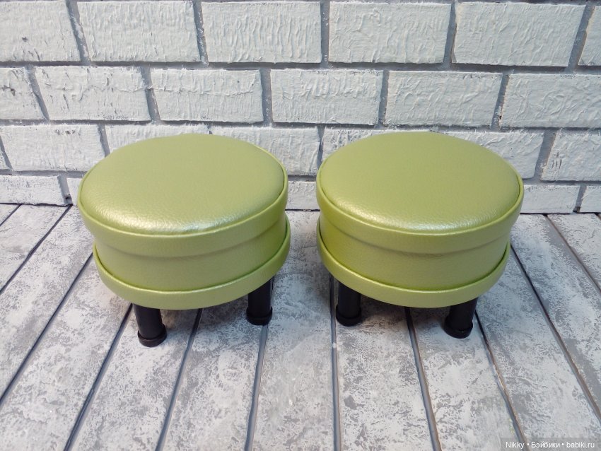 Пуфики для бутика — Кукольная мебель своими руками: МК (фото 7)