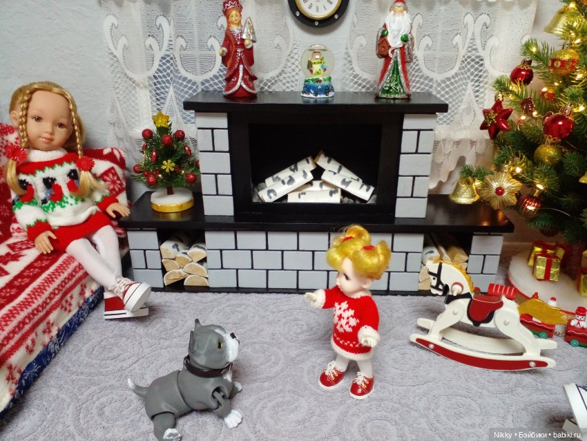 Камин для кукол Паола Рейна своими руками (фото 5)