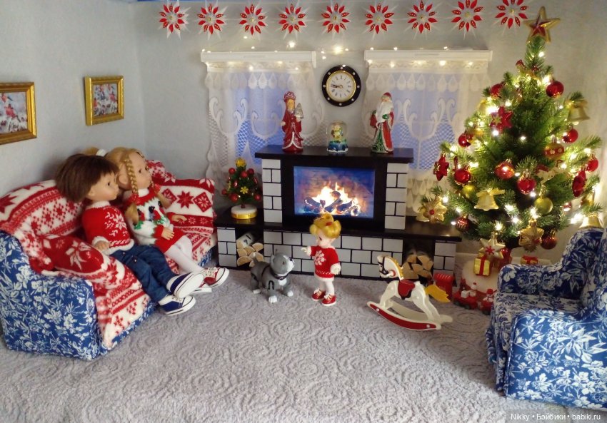 Камин для кукол Паола Рейна своими руками (фото 3)