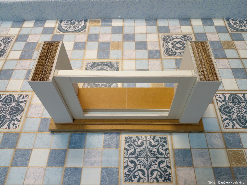 Камин для кукол — Кукольная мебель своими руками: МК