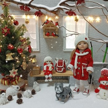 Зимняя прогулка.