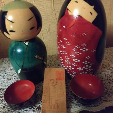 Японские матрешки Кокеши Японские матрешки Кокеши
