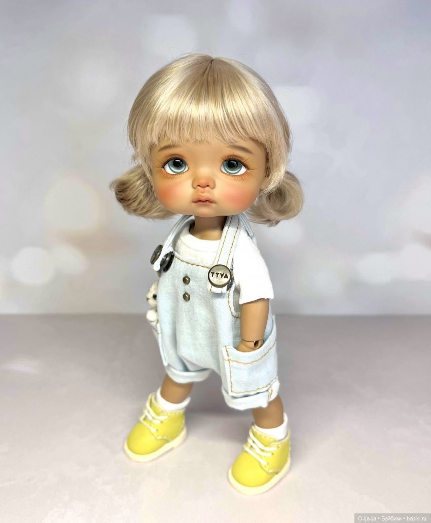 Маленькая плюшечка Агаша | Бэйбики Маленькая плюшечка Агаша — Куклы Latidoll (Лати): BJD (БЖД) (фото 6)