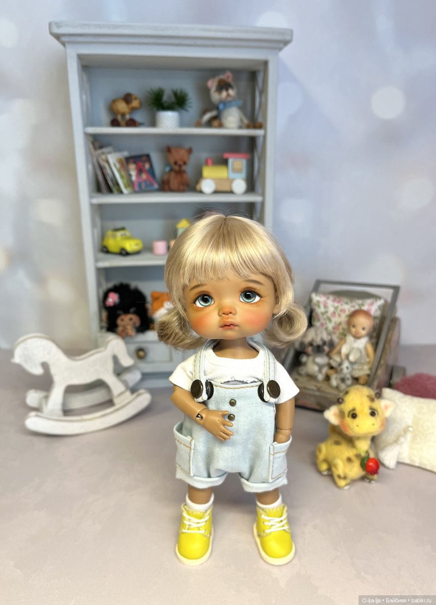 Маленькая плюшечка Агаша | Бэйбики Маленькая плюшечка Агаша — Куклы Latidoll (Лати): BJD (БЖД) (фото 3)