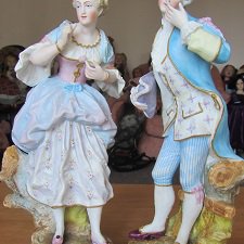 Фарфоровые статуэтки Вашингтон и Марта