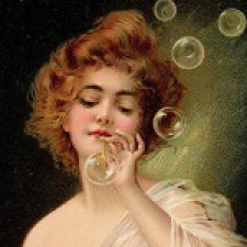 Немного прекрасного II - старинные открытки от Asti (Франция)