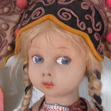 Прекрасная антикварная кукла Русская Ленчи