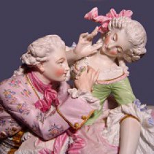 Еще прекрасного на ночь - Вот уж этот Парижский "провокационный" фарфор. Любуемся