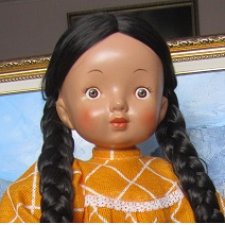 Поленька, еще одна опилочная кукла из  гипсовых прототипов фабрики 8 Марта