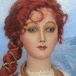 Аленушка - авторская фарфоровая кукла от  Кукиновой Александры