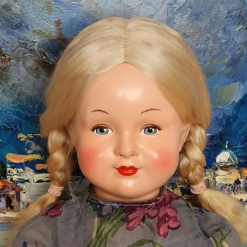 Новая прессопилочная кукла. Промигрушка, Ленинград