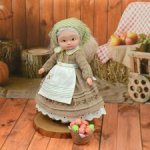 Интерьерная кукла, выполненная в смешанной технике