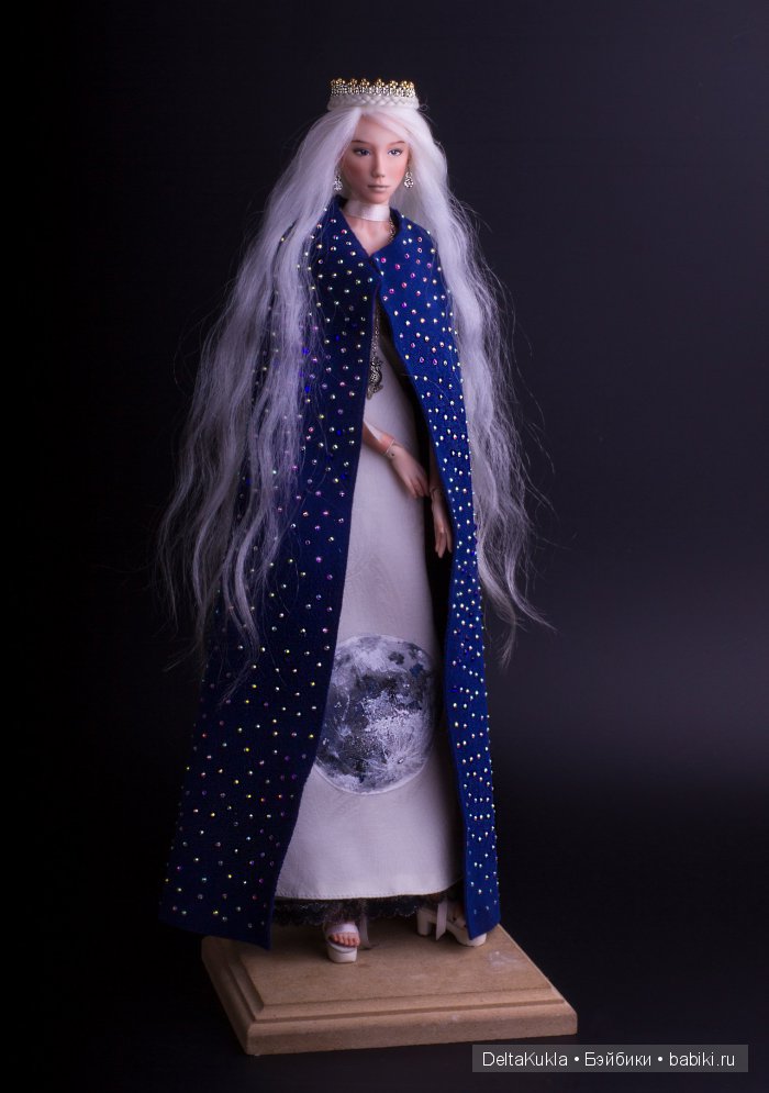 Шарнирная фарфоровая кукла Луна! Одна из моих новинок (фото 3)