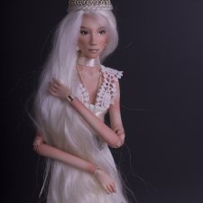 Шарнирная фарфоровая кукла Луна! Одна из моих новинок