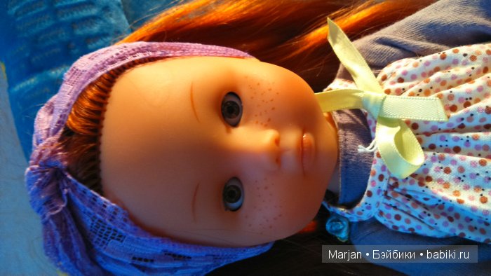 Вот такую я ей подобрала повязку.