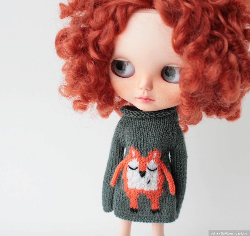 Платье- свитер для Блайз. Автор UlianaDolls Платье- свитер для Блайз. Автор UlianaDolls