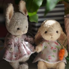 Не бывает много зайцев! Авторская игрушка. Часть 10