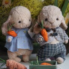 Не бывает много зайцев! Авторская игрушка. Часть 22