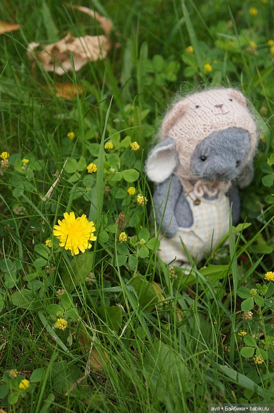 Сказочка про синего зайчонка. Авторская игрушка. Часть 3 (фото 8)