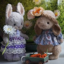 Не бывает много зайцев! Авторская игрушка. Часть  30