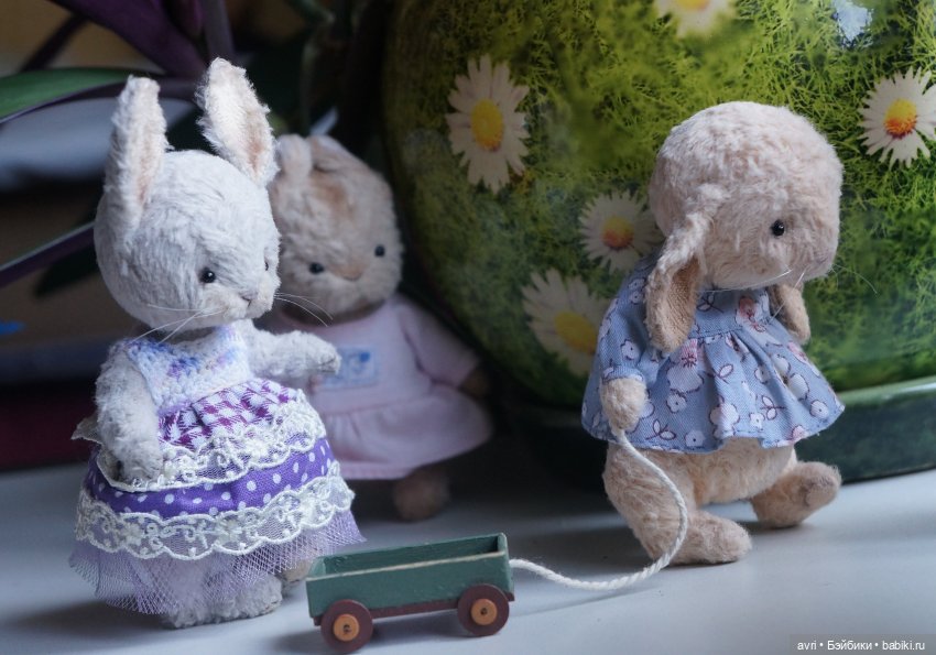 Не бывает много зайцев! Авторская игрушка. Часть 30