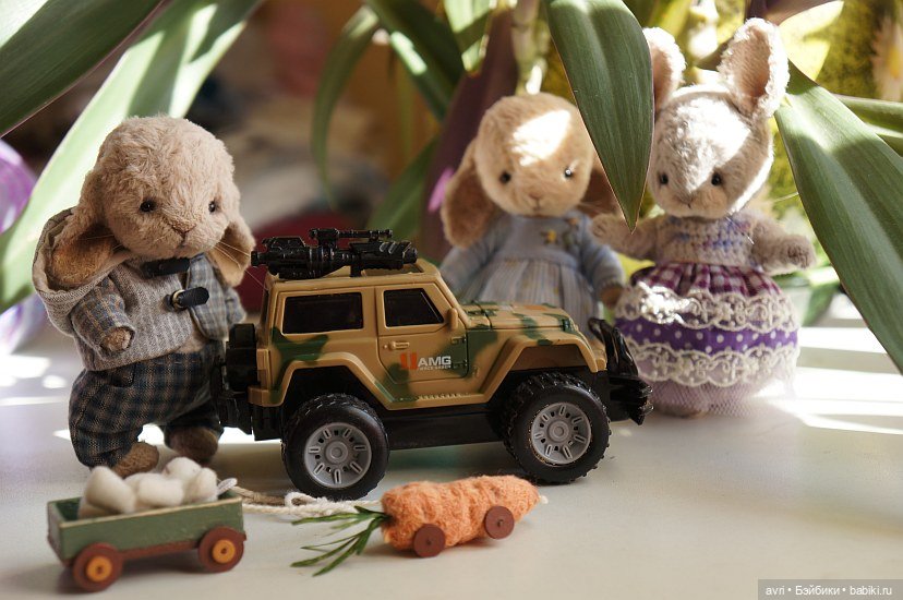 Не бывает много зайцев! Авторская игрушка. Часть 32