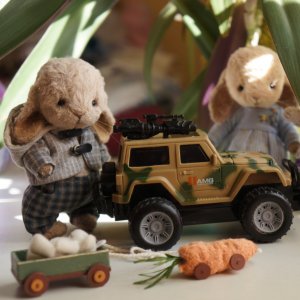 Не бывает много зайцев! Авторская игрушка. Часть 32