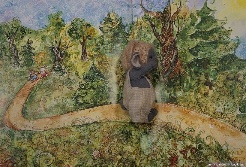 Сказочка про синего зайчонка. Авторская игрушка. Часть 5 | Бэйбики Сказочка про синего зайчонка. Авторская игрушка. Часть 5