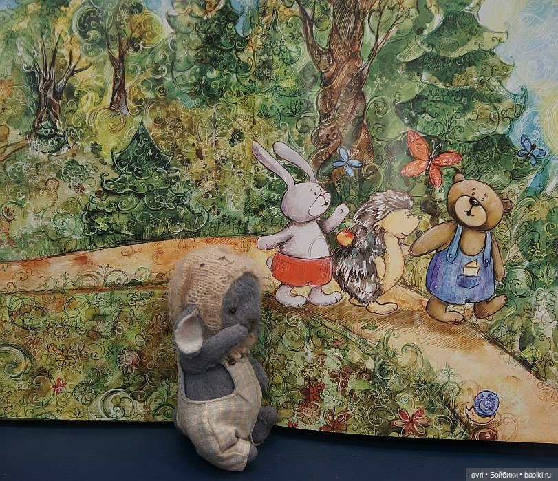 Сказочка про синего зайчонка. Авторская игрушка. Часть 3 (фото 9)