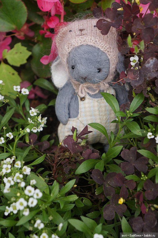 Сказочка про синего зайчонка. Авторская игрушка. Часть 2 | Бэйбики Сказочка про синего зайчонка. Авторская игрушка. Часть 2 (фото 2)