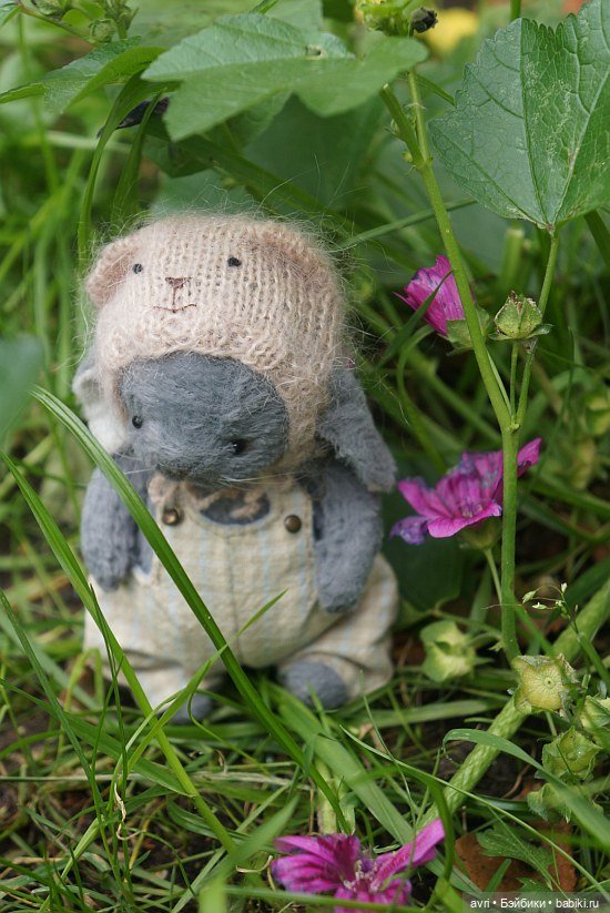 Сказочка про синего зайчонка. Авторская игрушка. Часть 2 | Бэйбики Сказочка про синего зайчонка. Авторская игрушка. Часть 2 (фото 10)