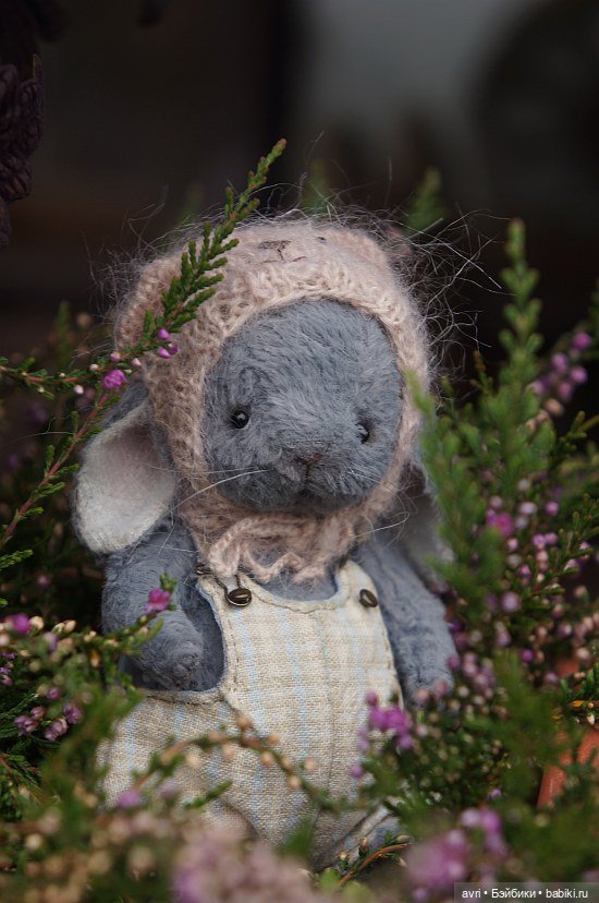 Сказочка про синего зайчонка. Авторская игрушка. Часть 3