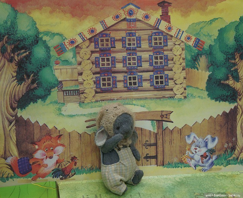 Сказочка про синего зайчонка. Авторская игрушка. Часть 5 | Бэйбики Сказочка про синего зайчонка. Авторская игрушка. Часть 5 (фото 2)