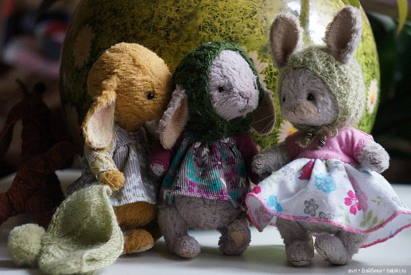 Не бывает много зайцев! Авторская игрушка. Часть 38