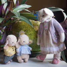 Не бывает много зайцев! Авторская игрушка. Часть 36