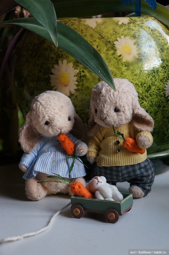 Не бывает много зайцев! Авторская игрушка. Часть 37