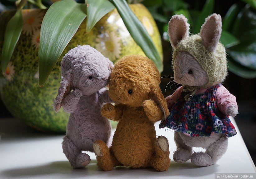Не бывает много зайцев! Авторская игрушка. Часть 42