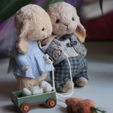 Не бывает много зайцев! Авторская игрушка. Часть 45