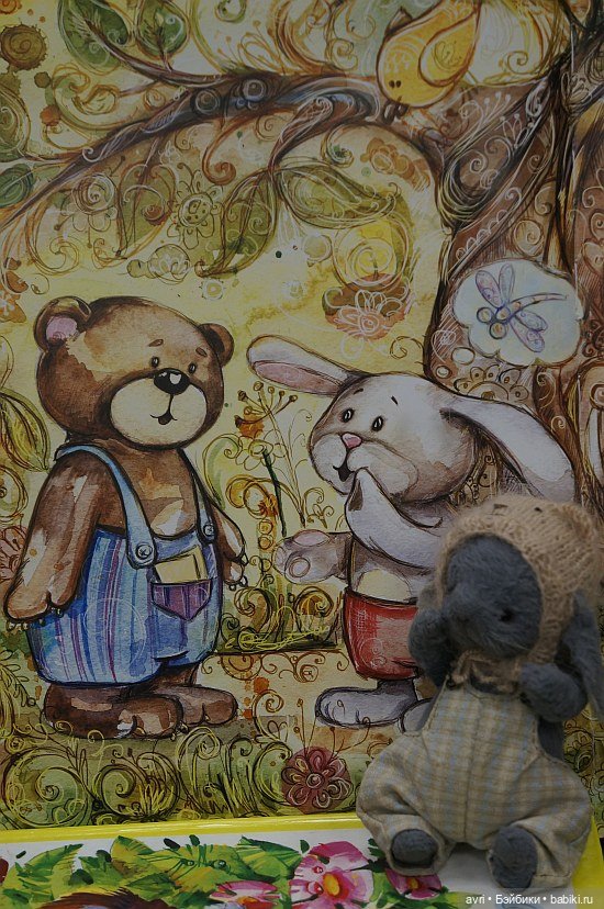 Сказочка про синего зайчонка. Авторская игрушка. Часть 3 (фото 10)